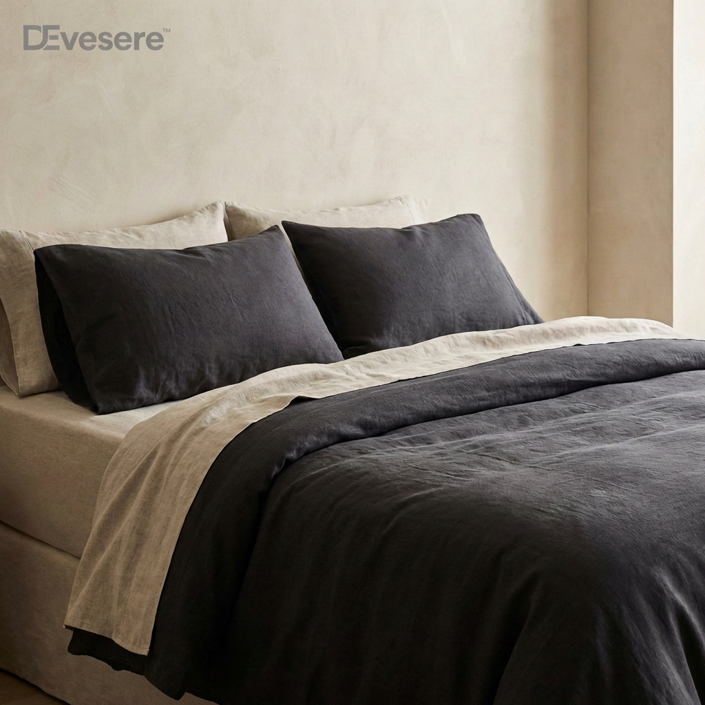 🖤 Product Name  Devesere™ DualTone Haven Bedding Set